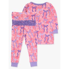 Bow Besties Ruffle Long Sleeve Pajama Set