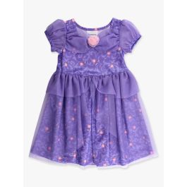 Royal Purple Princess Princess Dress-Up Puff Sleeve Nightgown