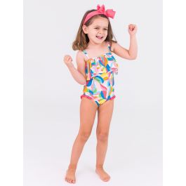 Tropical Adventure Single Ruffle One Piece