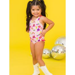 Cowgirl Cutie Cross-Back One Piece