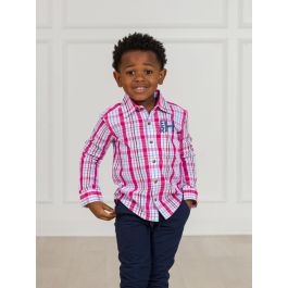 Adley Plaid Long Sleeve Button Down Shirt
