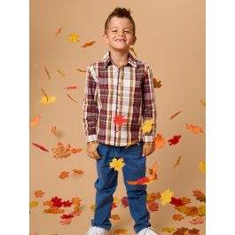 Archer Plaid Long Sleeve Button Down Shirt