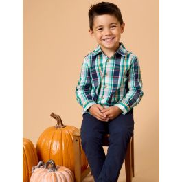 Forrest Plaid Long Sleeve Button Down Shirt