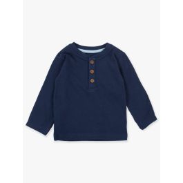 Dark Navy Henley Tee