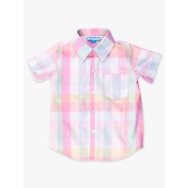 Picnic Plaid Short Sleeve Button Down Shirt