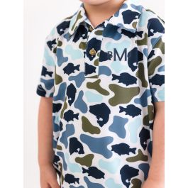 Camo Catch Knit Short Sleeve Performance Polo
