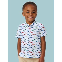 Tiny Let's Roll Knit Short Sleeve Performance Polo