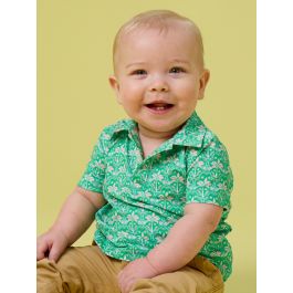Tiny Coconut Cabana Knit Short Sleeve Performance Polo