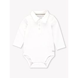 White Knit Polo Bodysuit