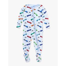 Let's Roll One Piece Footie Pajama, Bamboo Viscose