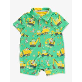 Bunny Builders Performance Polo Romper