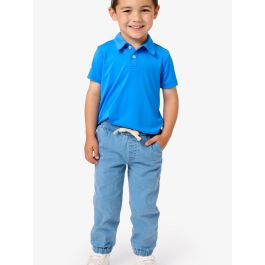Light Wash Stretch Denim Jogger Pants