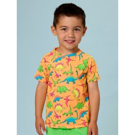 Neon Dino Short Sleeve Performance T-Shirt