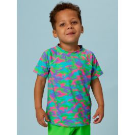 Neon Camo Short Sleeve Performance T-Shirt