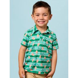 Tackles & Touchdowns Knit Short Sleeve Performance Polo