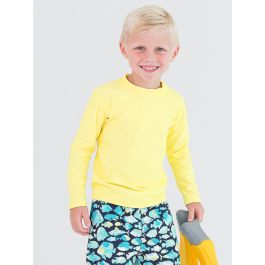 Banana Long Sleeve Logo Rash Guard