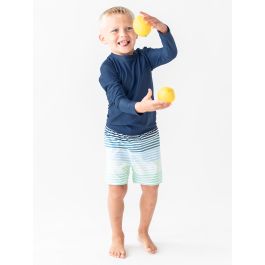 Coastal Stripe Swim Trunks - 6
