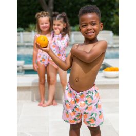 Orange You The Sweetest Swim Trunks