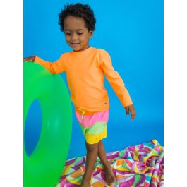 Neon Orange Long Sleeve Rash Guard