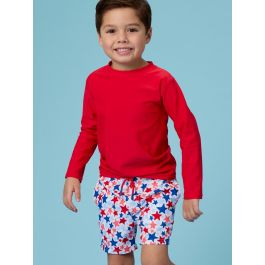 Star-Spangled Performance Hybrid Swim Trunks