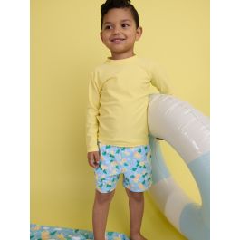 Blooming Basket Performance Hybrid Swim Trunks