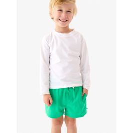 Bright Green Gators Color Changing Performance Hybrid Swim Trunks
