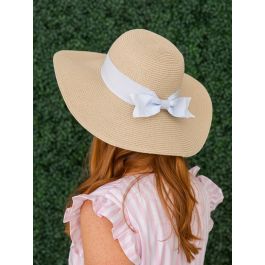 White Women's Floppy Sun Hat