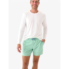 Sage Mallards Color Changing Men's Performance Hybrid Swim Trunks