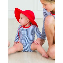 Vintage Red Sun Protective Hat