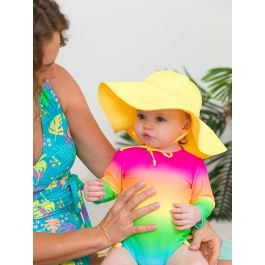 Neon Yellow Sun Protective Hat