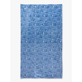 Blue Seas the Day Printed Beach Towel 