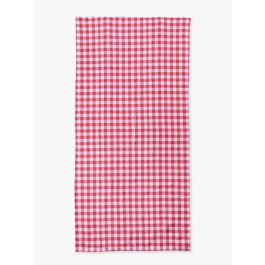 Vintage Red Gingham Printed Beach Towel