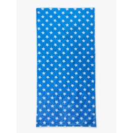 Tiny Blue Stars Printed Beach Towel