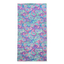 Neon Paisley Pop Printed Beach Towel