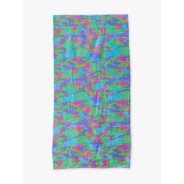 Neon Camo Printed Beach Towel