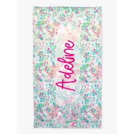 Tropical Resort Personalized Beach Towel