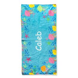 Neon Jelly Time Personalized Beach Towel