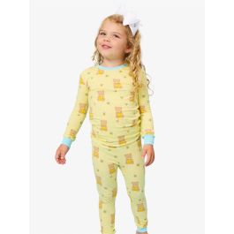 Honey Bear Long Sleeve Pajama Set, Modal Blend