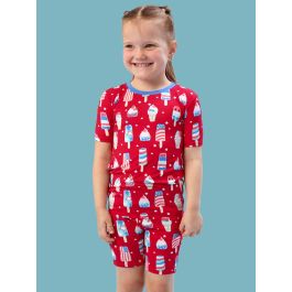 Stars & Scoops Short Sleeve Pajama Set, Bamboo Viscose