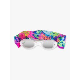 Neon Ocean Coral Swim Goggles
