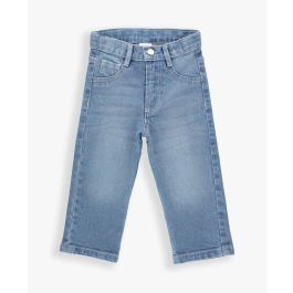 Boys Light Wash Straight Jeans