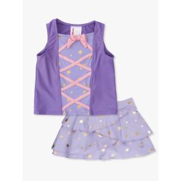 Amethyst Princess Active Dress-Up Tank + Active Tiered Skort