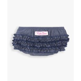 Faux Denim Knit RuffleButt Bloomer