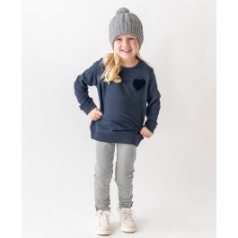 Stone Gray Ruched Bow Leggings