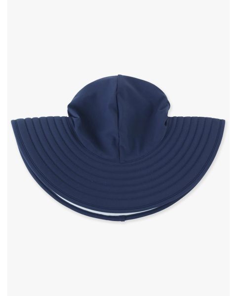 Navy Swim Hat w/ White Lining