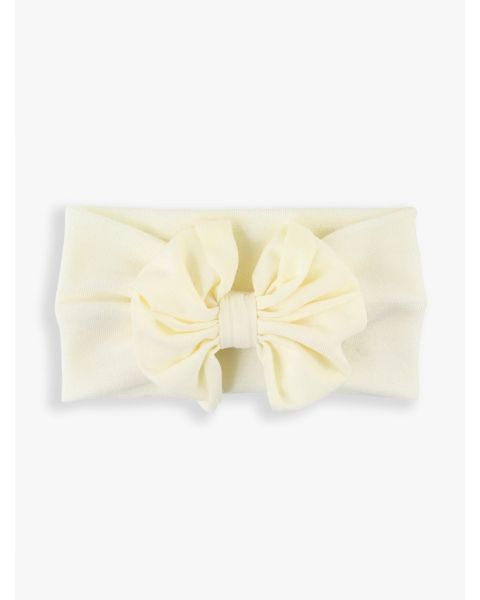 Ivory Big Bow Headband