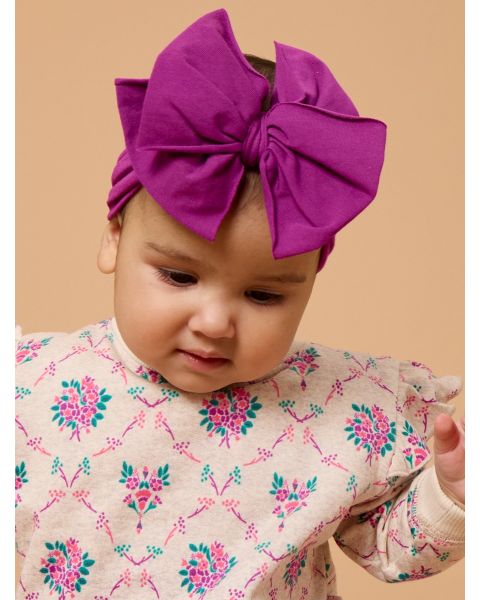 Plum Tart Big Bow Headband