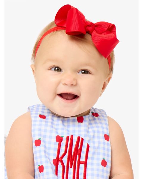 Red Bow Headband