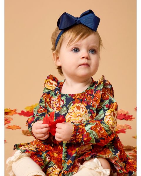 Dark Navy Bow Headband