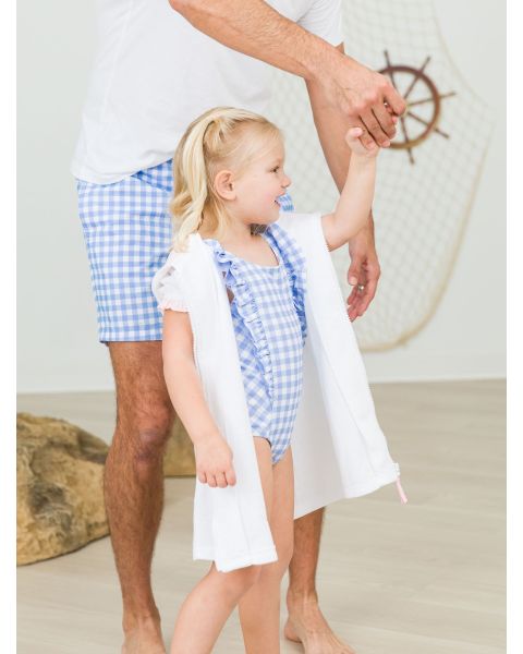 White Terry Full-Zip Cover-Up